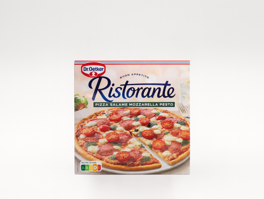 Dr. Oetker Ristorante Pizza Salame Mozzarella Pesto