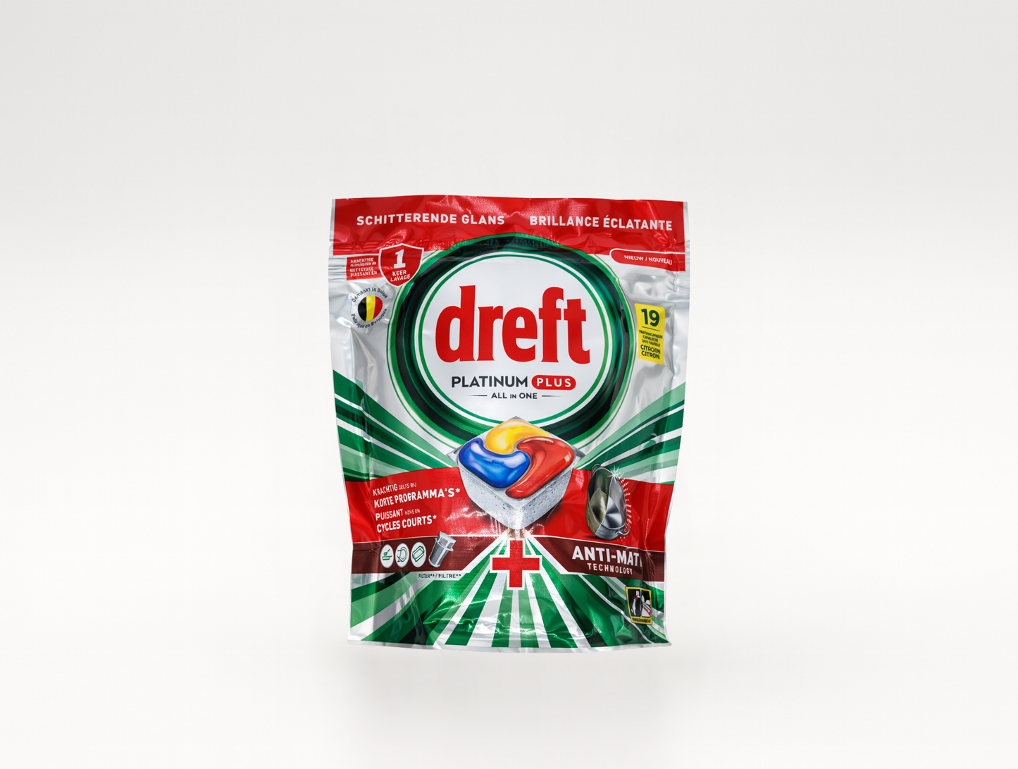 Dreft Platinum Plus All In One Vaatwastabletten